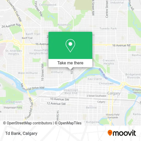 Td Bank map