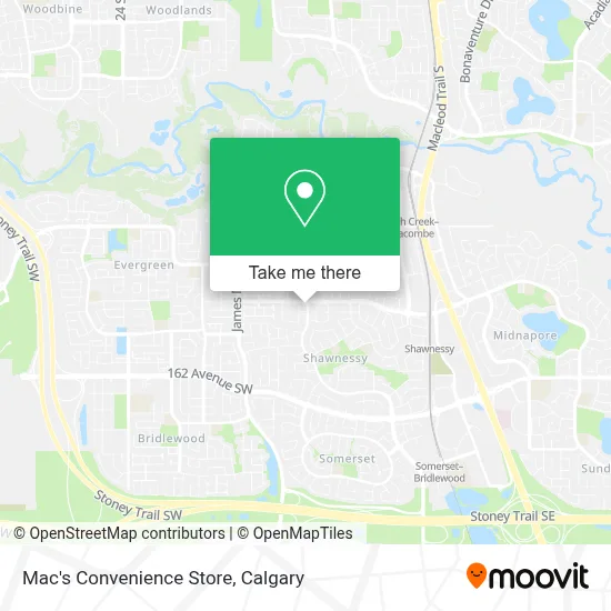 Mac's Convenience Store map