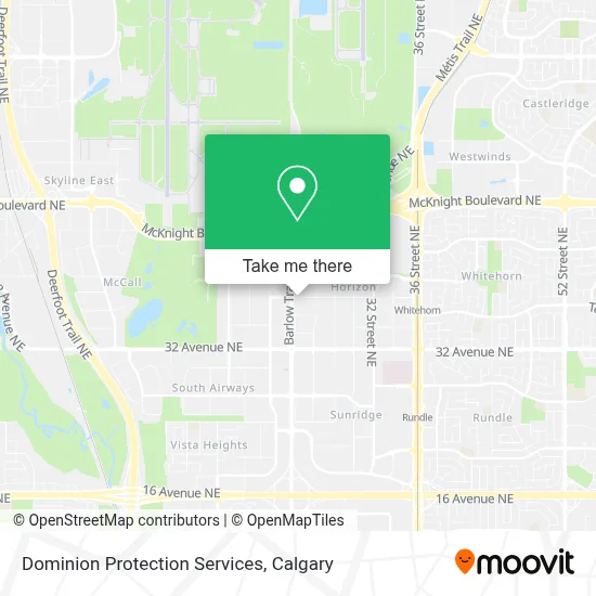Dominion Protection Services map