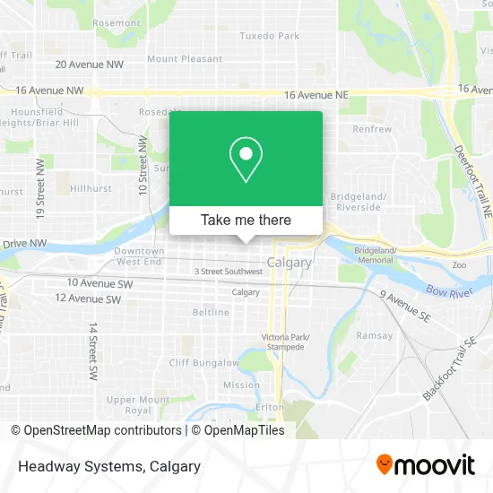 Headway Systems map