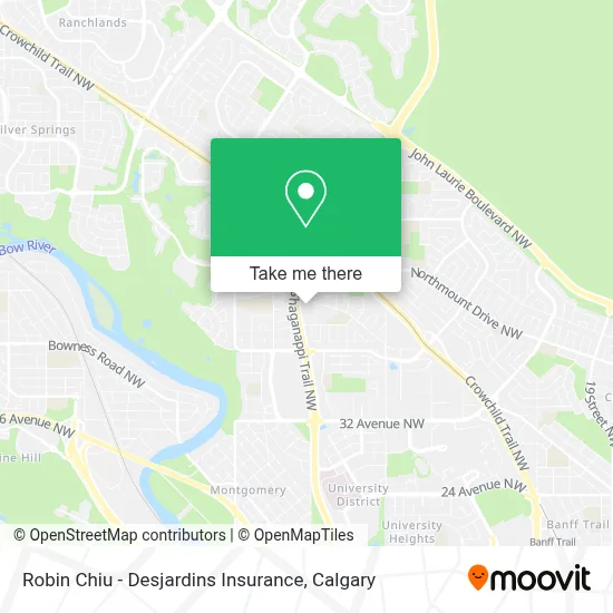 Robin Chiu - Desjardins Insurance map
