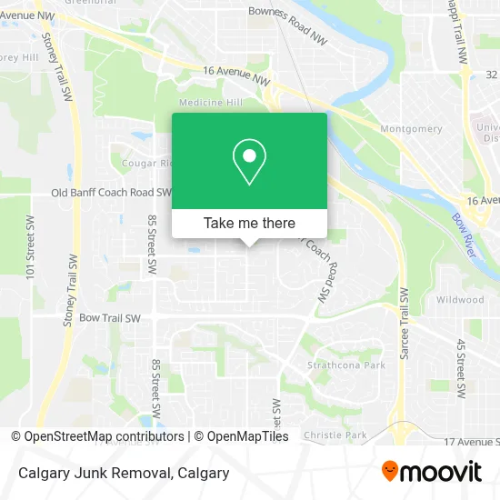 Calgary Junk Removal map