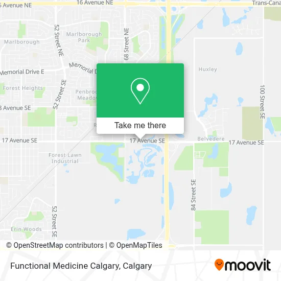 Functional Medicine Calgary map