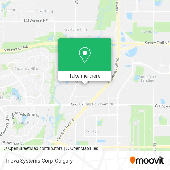 Inova Systems Corp map