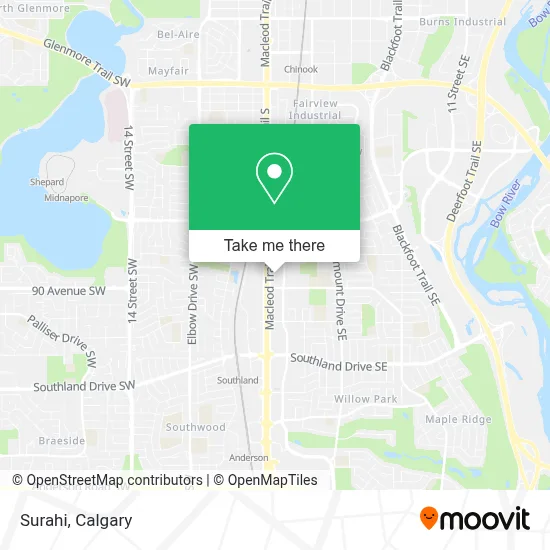 Surahi map