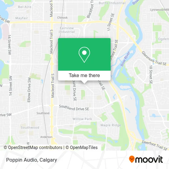 Poppin Audio map