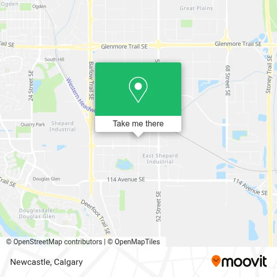 Newcastle map