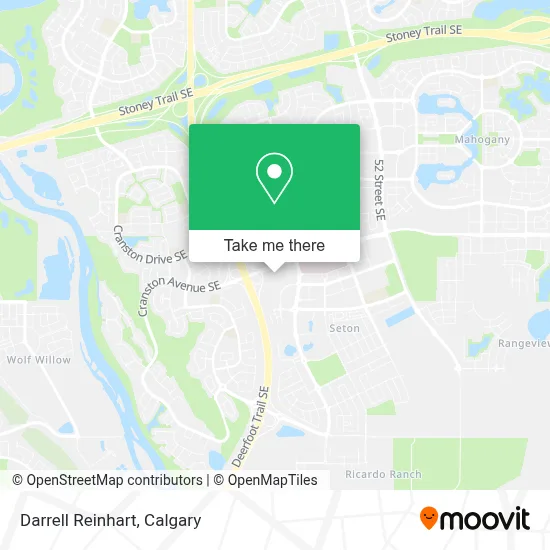 Darrell Reinhart map