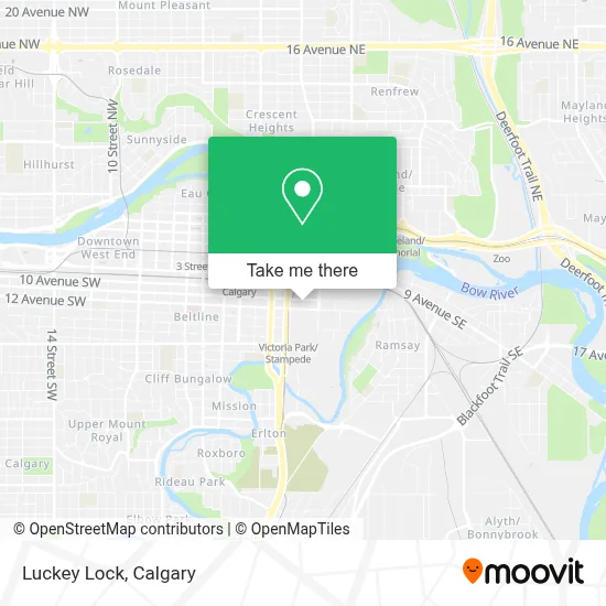 Luckey Lock map