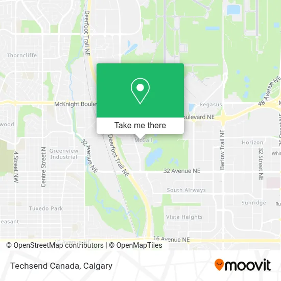 Techsend Canada map
