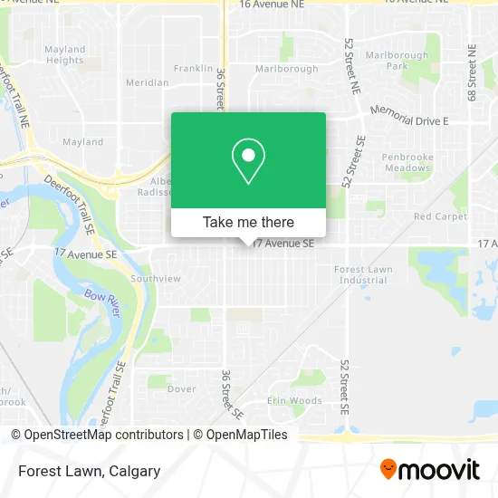Forest Lawn map