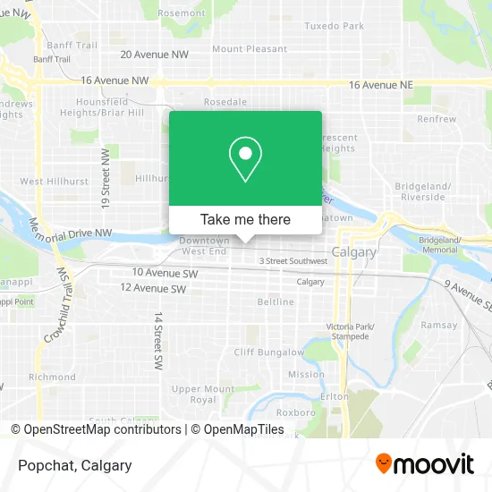 Popchat map