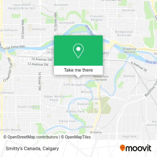 Smitty's Canada map