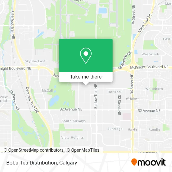 Boba Tea Distribution map