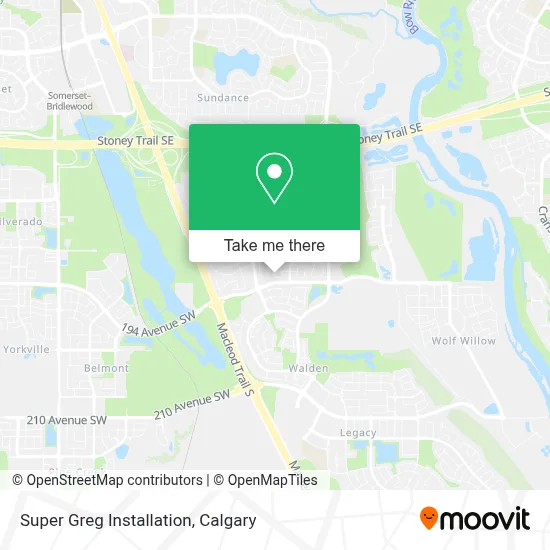 Super Greg Installation map