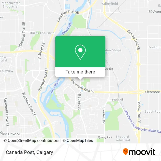 Canada Post map