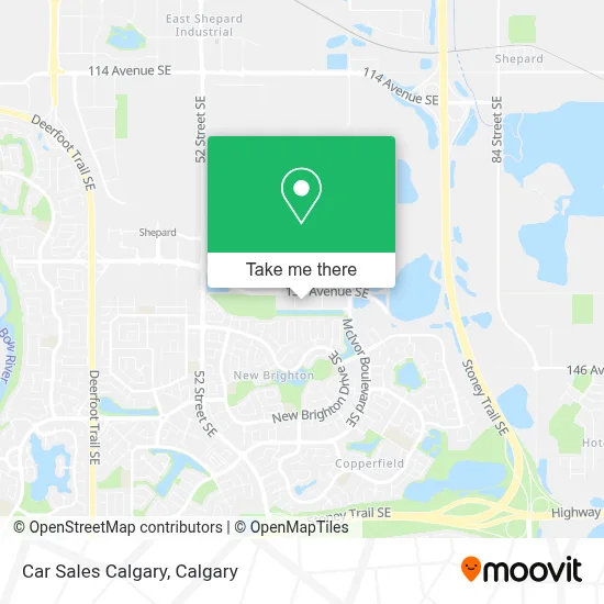 Car Sales Calgary map