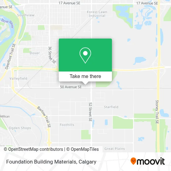 Foundation Building Materials map