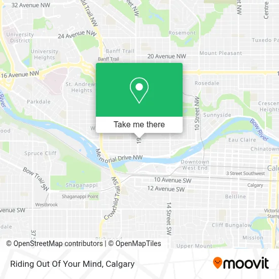 Riding Out Of Your Mind map