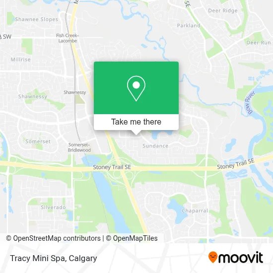 Tracy Mini Spa map
