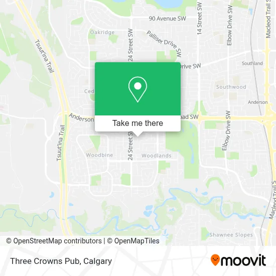 Three Crowns Pub map