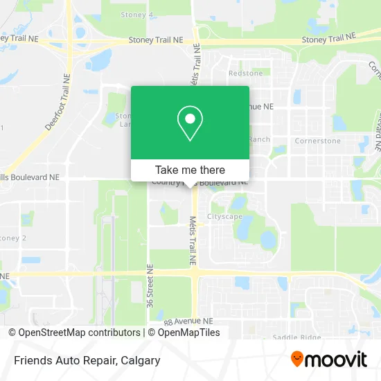Friends Auto Repair map