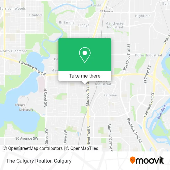 The Calgary Realtor map