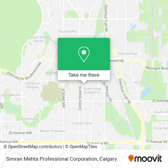 Simran Mehta Professional Corporation map