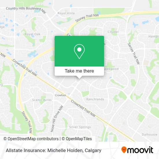 Allstate Insurance: Michelle Holden map