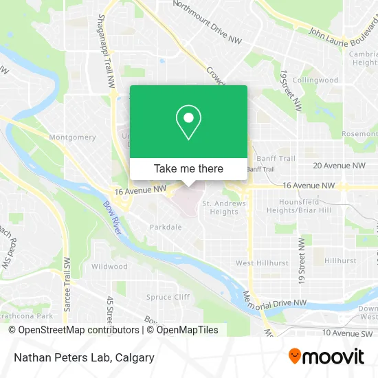 Nathan Peters Lab map