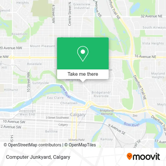 Computer Junkyard map