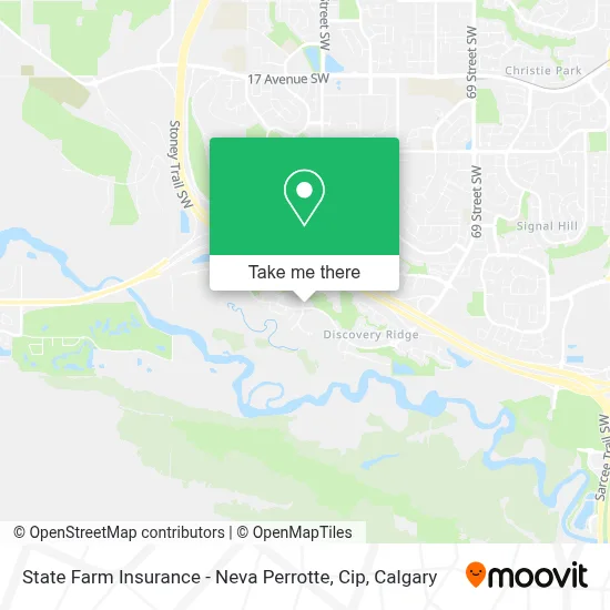 State Farm Insurance - Neva Perrotte, Cip map