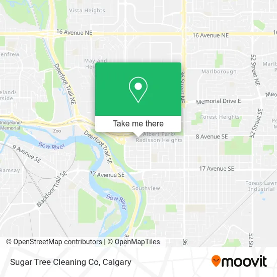 Sugar Tree Cleaning Co map
