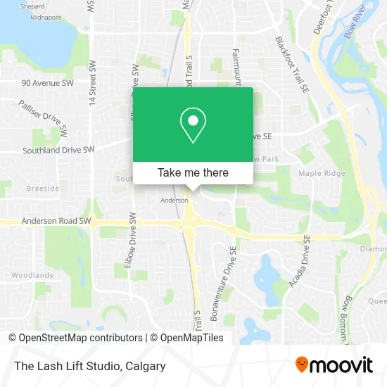 The Lash Lift Studio map
