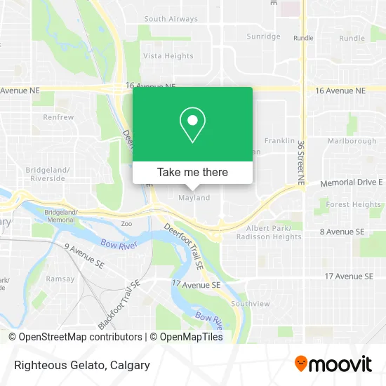 Righteous Gelato map