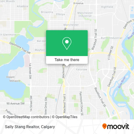 Sally Stang Realtor map