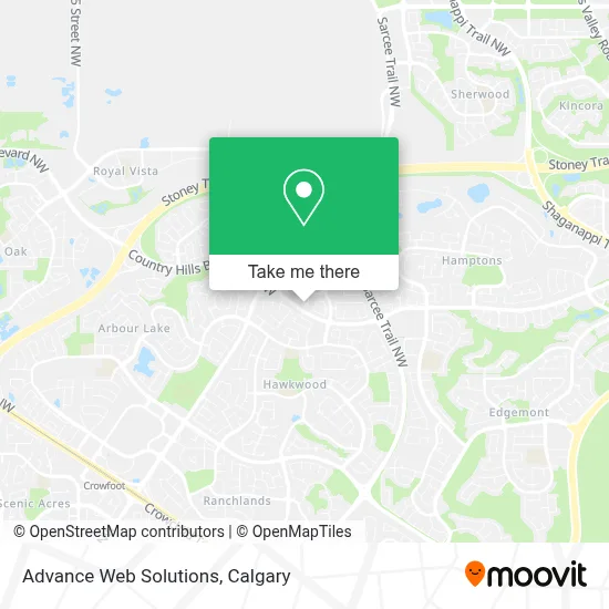 Advance Web Solutions map