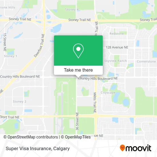 Super Visa Insurance map