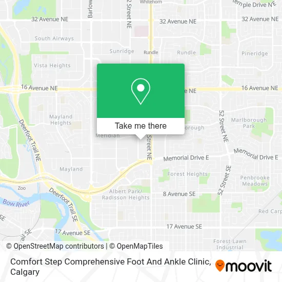 Comfort Step Comprehensive Foot And Ankle Clinic map