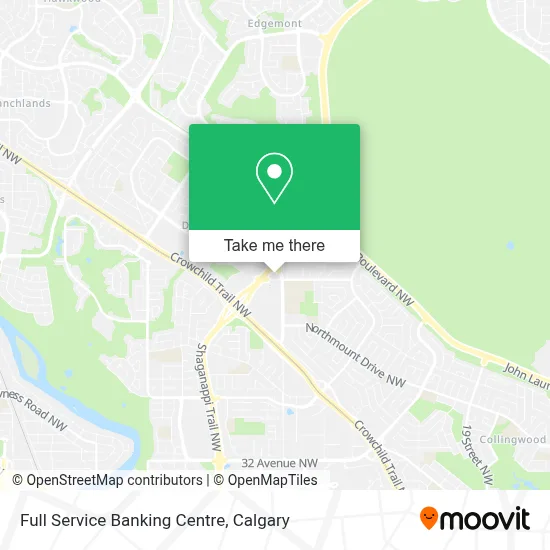 Full Service Banking Centre map