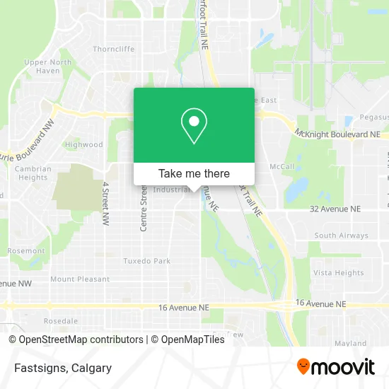 Fastsigns map