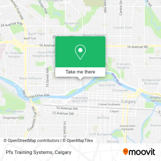 Pfx Training Systems map