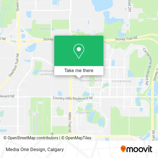 Media One Design map