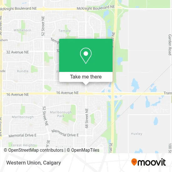 Western Union map