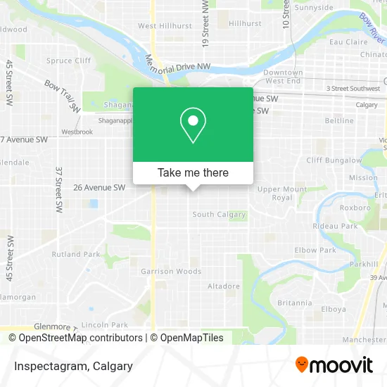 Inspectagram map