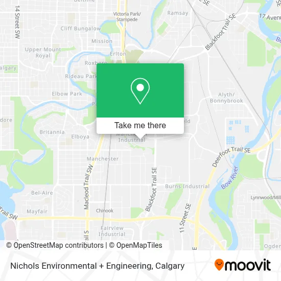 Nichols Environmental + Engineering map