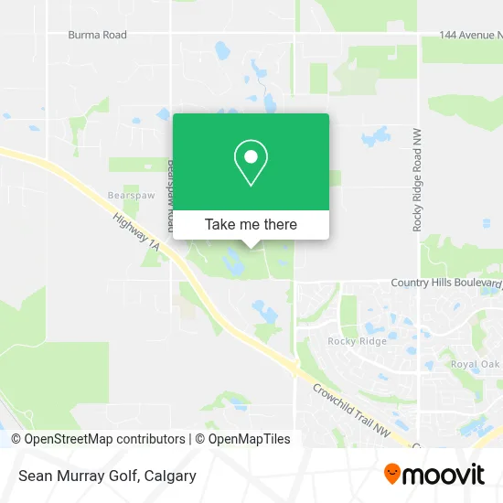 Sean Murray Golf map