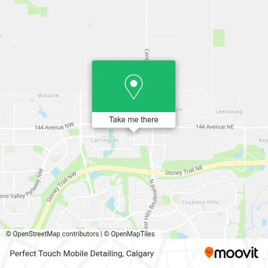 Perfect Touch Mobile Detailing map