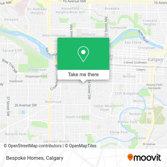 Bespoke Homes map