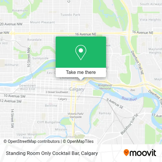 Standing Room Only Cocktail Bar map
